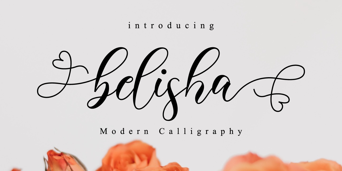 Belisha Font preview